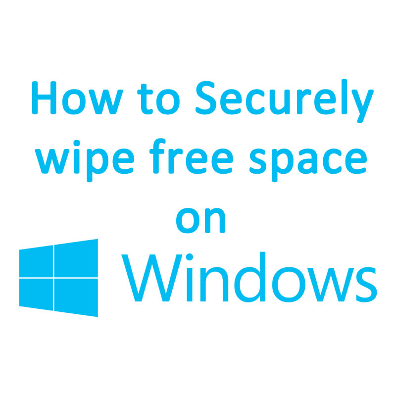 Erase Free Space Windows